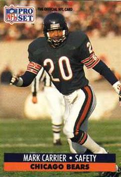Mark Carrier Chicago Bears 1991 Pro set NFL #101